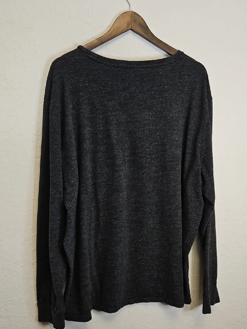Polo Ralph Lauren Heathered Gray Long Sleeve Polo, Size XXL.